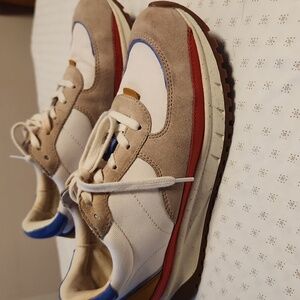 Madewell Kickoff Trainer Colorblock Leather And Canvas Sneakers Size 8